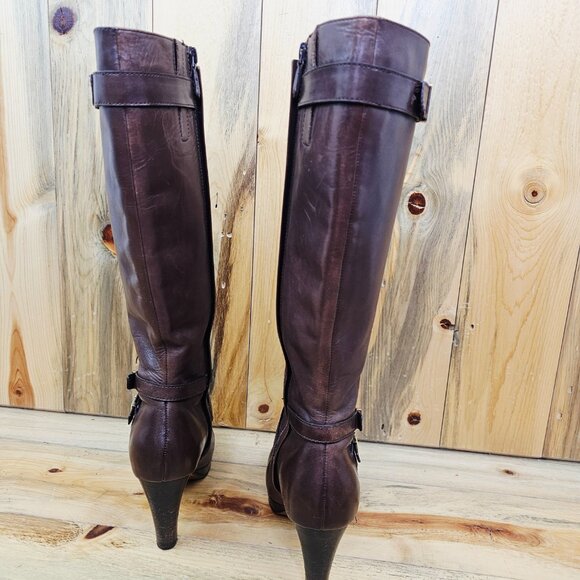 Cole Haan “Nike Air” Cara Tall Boot Chestnut Brown Size 7.5 - Picture 4 of 7